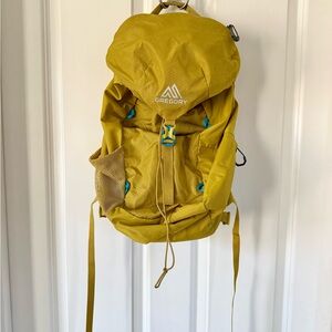 Gregory Nano 22 H2O Nylon Hydration Backpack Chartreuse Yellow Hiking Pack